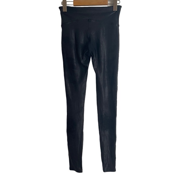 Spanx Black Faux Leather Leggings Size Small - Picture 4 of 9